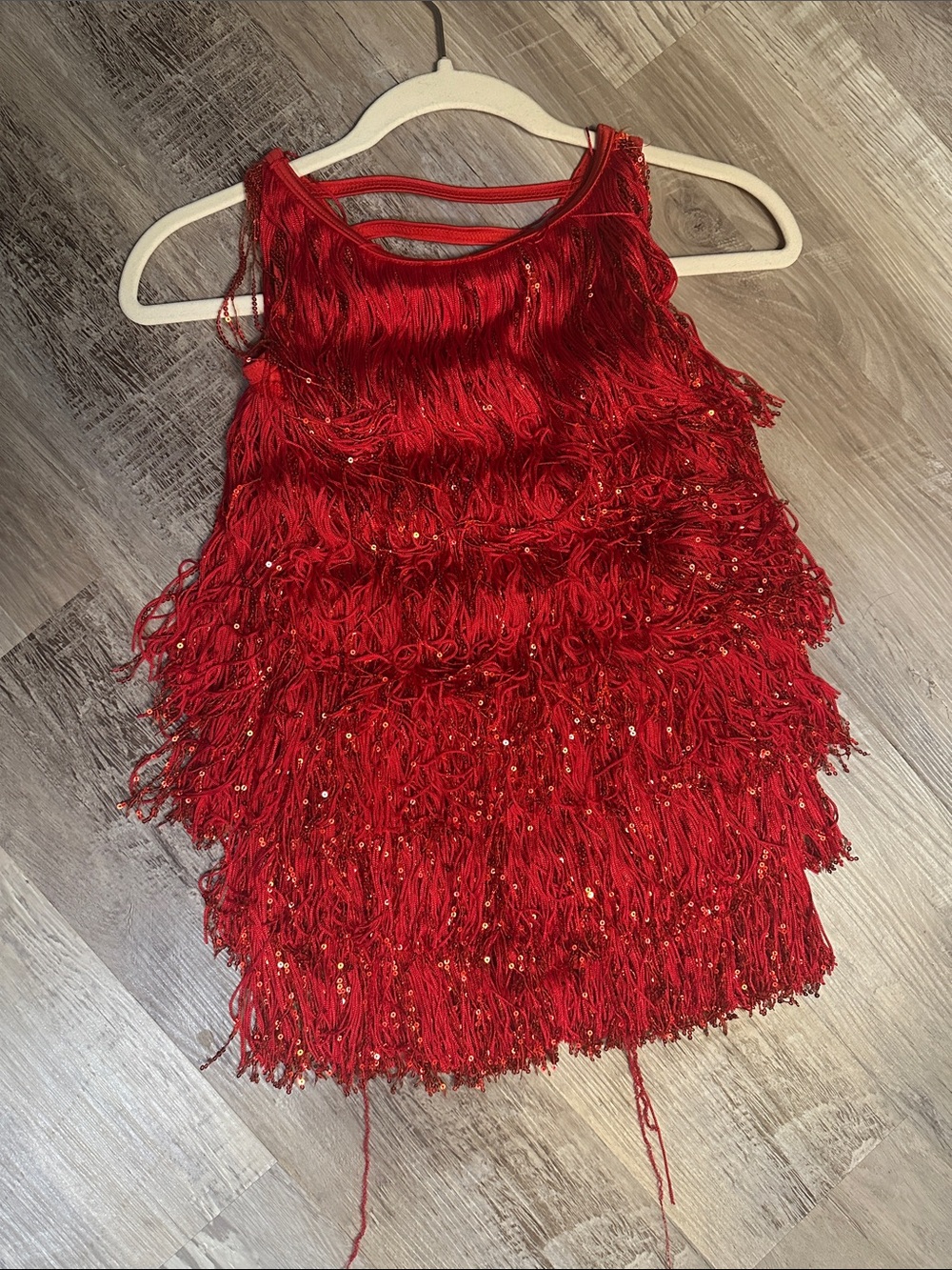 Dance Magic - Weissman's RED Fringe Jazz Costume